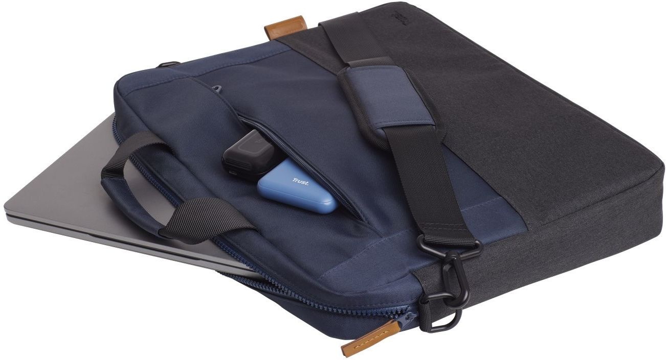 Trust Lisboa 16 inch Eco Blauw - Laptoptas
