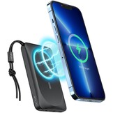 Veger MagOn W1151 10.000mAh Powerbank Zwart - Powerbank