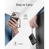 Veger MagOn W1151 10.000mAh Powerbank Zwart - Powerbank