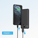 Veger L10S W1105PDB 10.000 mAh Powerbank Zwart - Powerbank