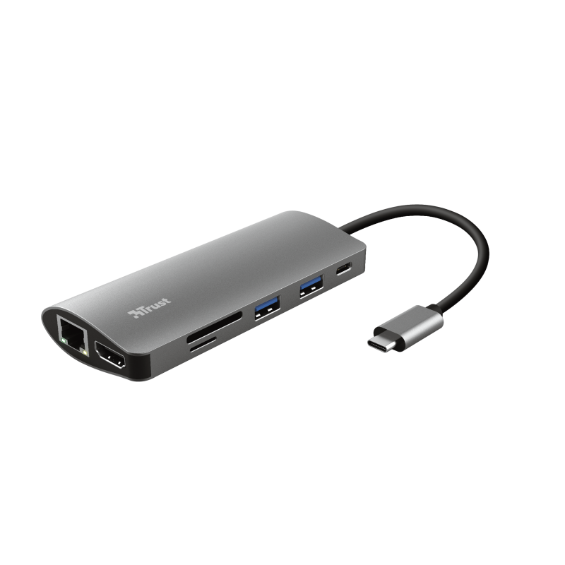 Trust Dalyx 7-in-1 USB-C-adapter - Adapter