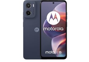Motorola Moto e15 64GB 4G Denim Blue - Mobiele telefoon