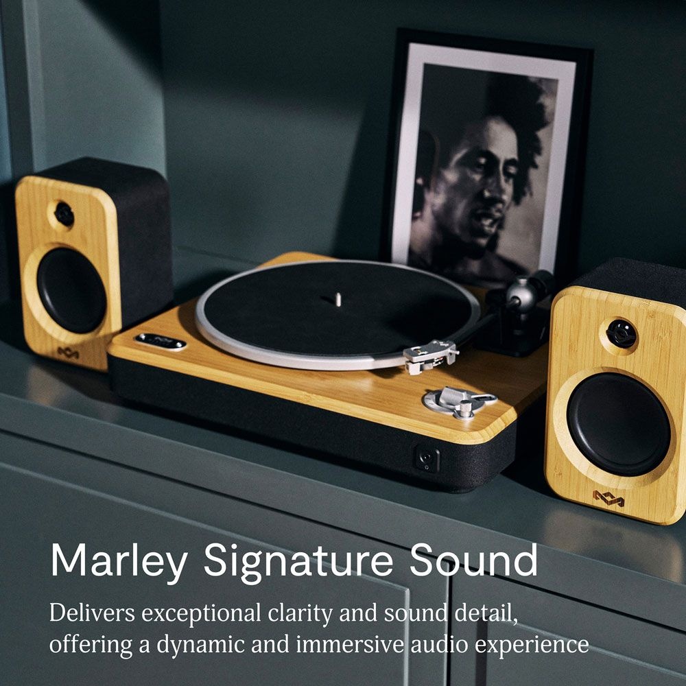 House of Marley Stir It Up 2 + Speakers - Platenspeler