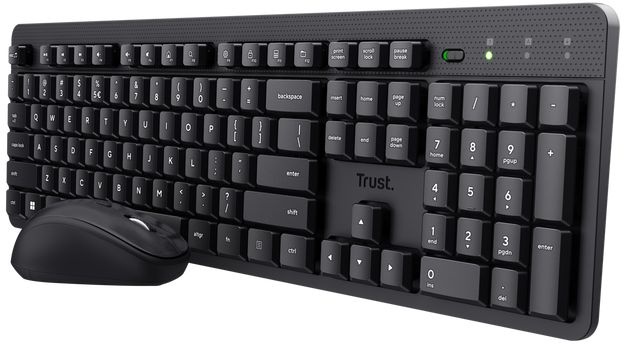Trust Ody II Silent Set - Toetsenbord + muis set