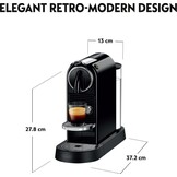 De'Longhi Nespresso Citiz EN167.B - Koffiemachine