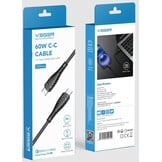Veger V106 USB-C naar USB-C kabel 1.2m Nylon