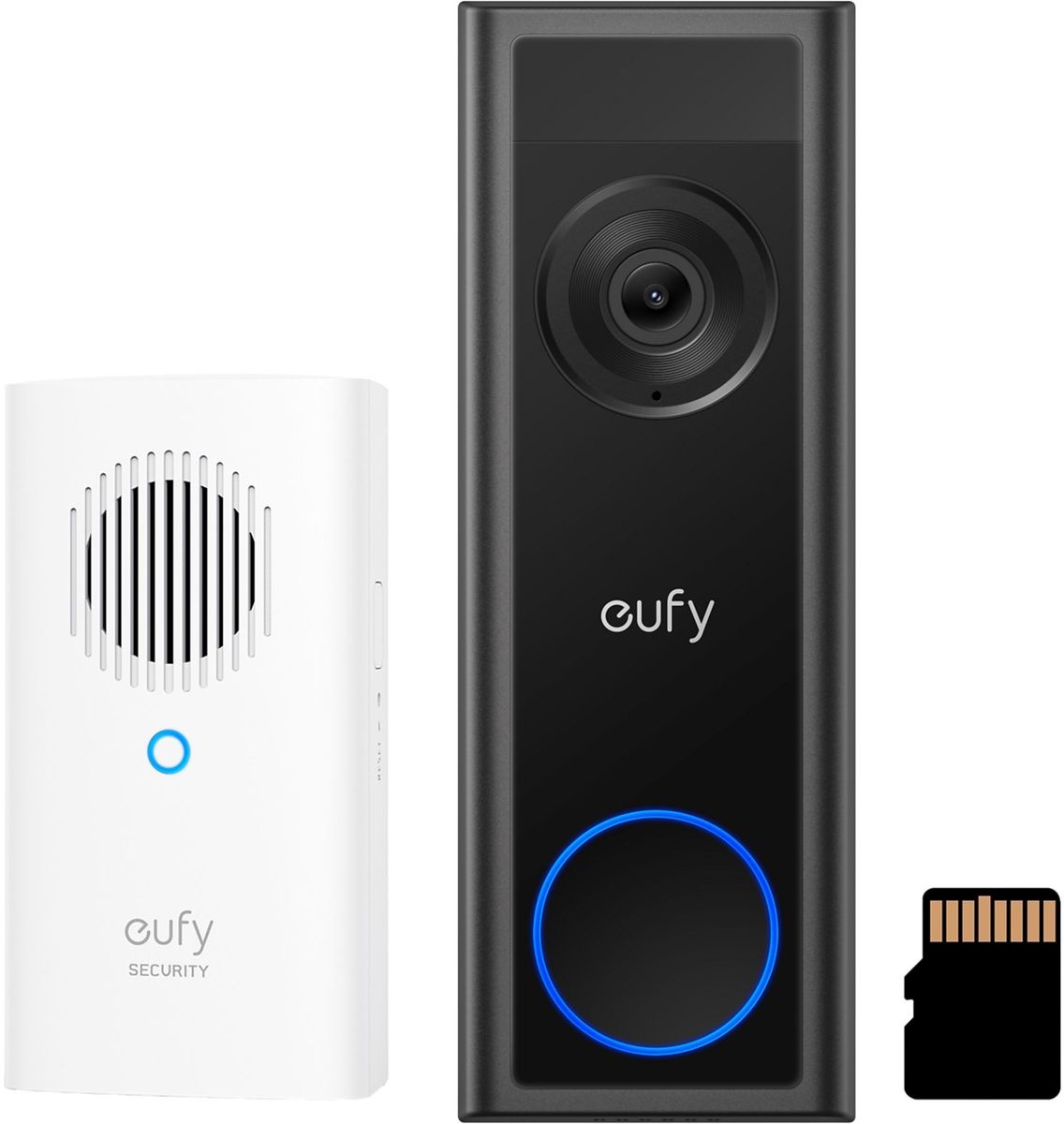 Eufy Video Doorbell C31 voordeelbundel (Deurbel + Chime + SD kaart) - Deurbel