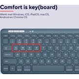 Trust Lyra Blauw - Toetsenbord + muis set