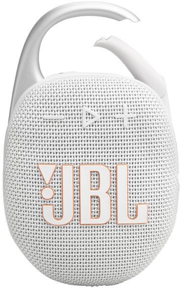 JBL Clip 5 Wit - Draadloze speaker
