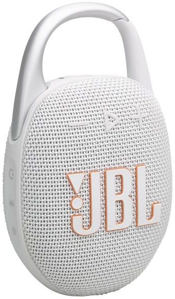 JBL Clip 5 Wit - Draadloze speaker