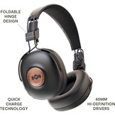 House of Marley Positive Vibration Frequency Zwart - Draadloze koptelefoon