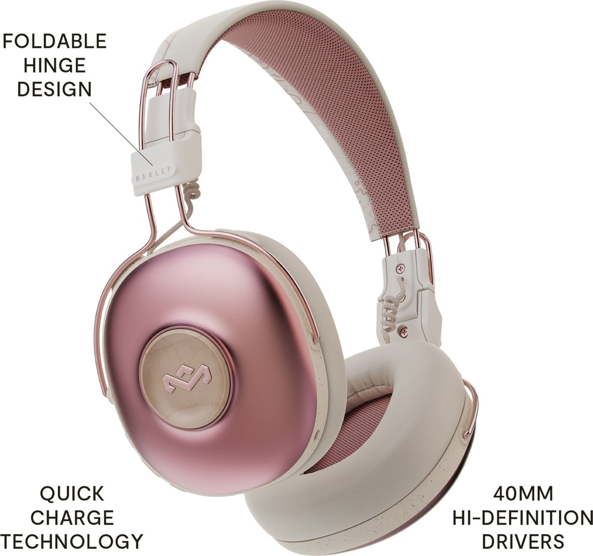 House of Marley Positive Vibration Frequency Copper - Draadloze koptelefoon