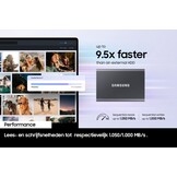 Samsung T7 Portable SSD 1TB Grijs - Externe schijf