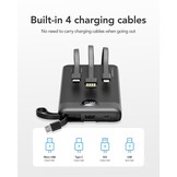 Veger C10 W1147 10.000 mAh Zwart - Powerbank