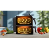 Philips 4000 Series Stacked Dual Basket NA462/70 - Hetelucht friteuse