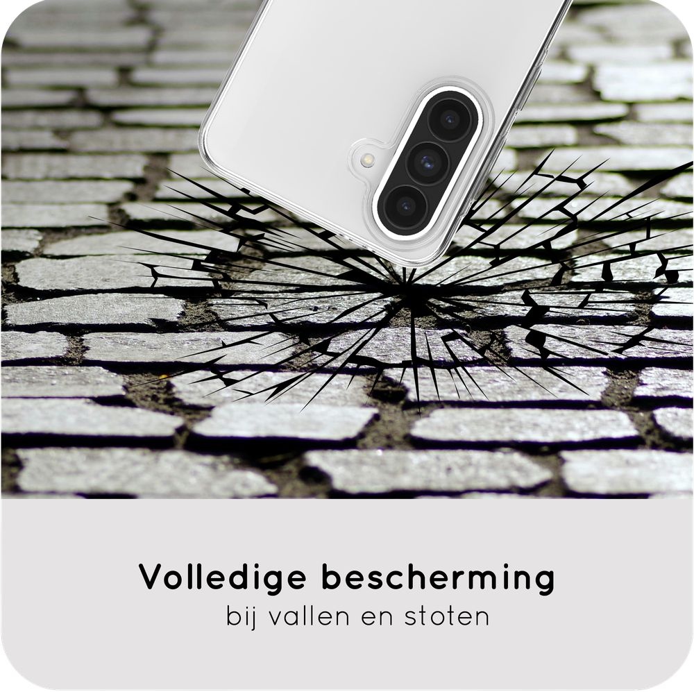 Just in Case Zero% Case Samsung Galaxy A37 Soft TPU Backcover Transparant - Telefoonhoesje