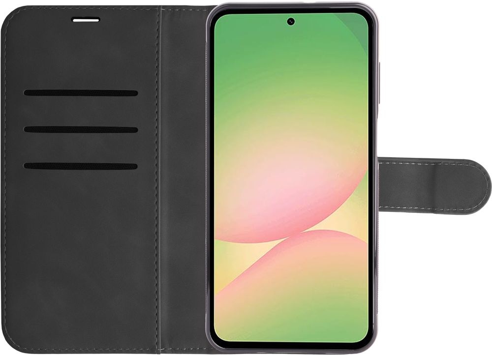 Just in Case PrimeWallet Case  Samsung Galaxy A57 PU leer Zwart - Telefoonhoesje