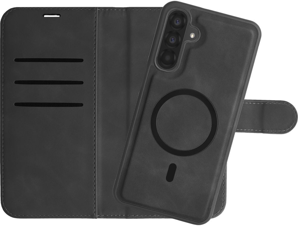 Just in Case PrimeWallet Case  Samsung Galaxy A57 PU leer Zwart - Telefoonhoesje