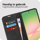 Just in Case PrimeWallet Case  Samsung Galaxy A57 PU leer Zwart - Telefoonhoesje