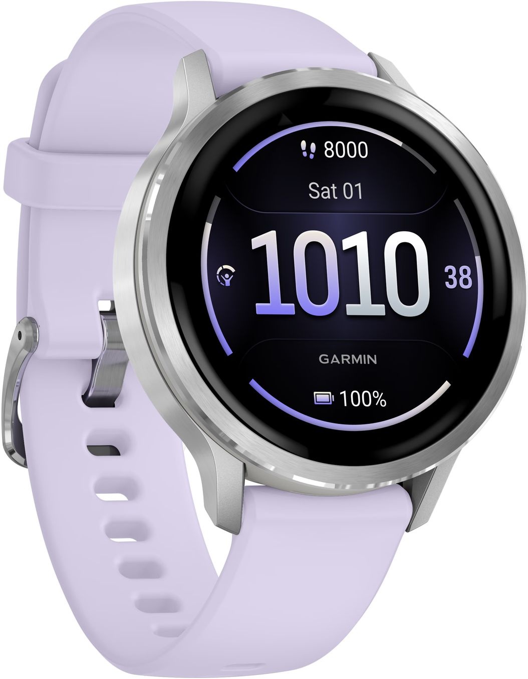 Garmin Venu 4 41mm Zilver/Paars - Smartwatch