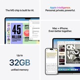 Apple MacBook Air 13 inch (2026) M5 16GB 512GB Silver - Laptop