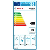 Bosch DHL555BL Serie 4 - Inbouw afzuigkap