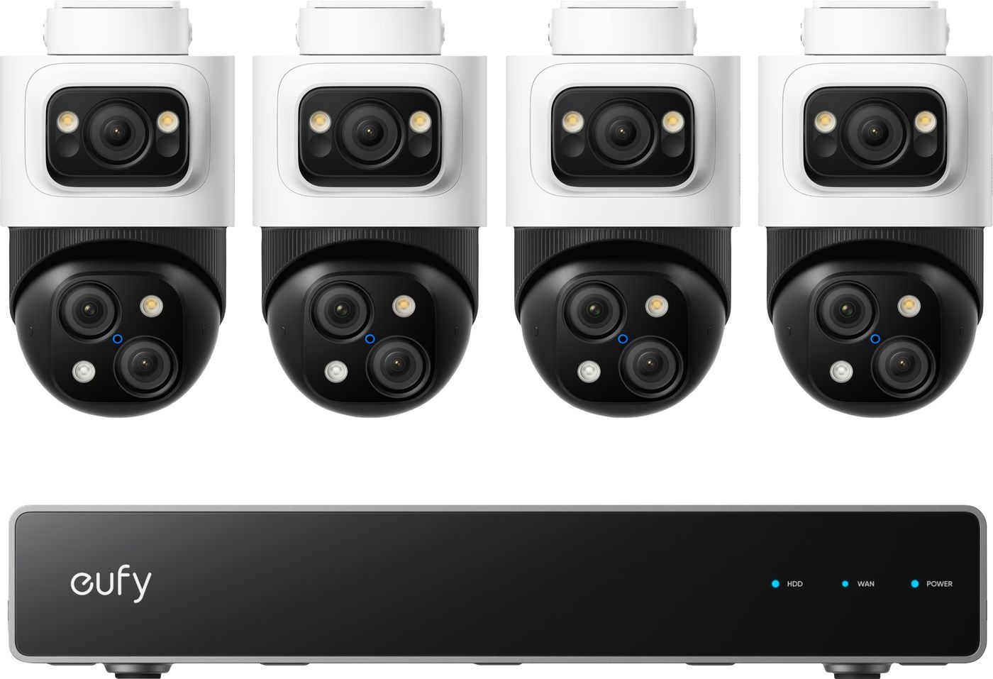 Eufy PoE NVR Security System S4 (NVR + 4x S4 Cam) - Beveiligingscamera
