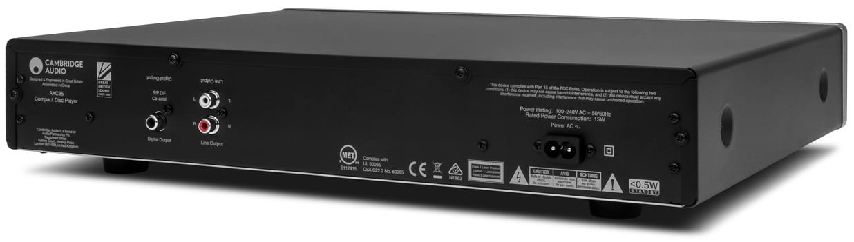 Cambridge Audio AXC35 CD-speler kopen? Hi-Fi cd-speler met Wolfson DAC