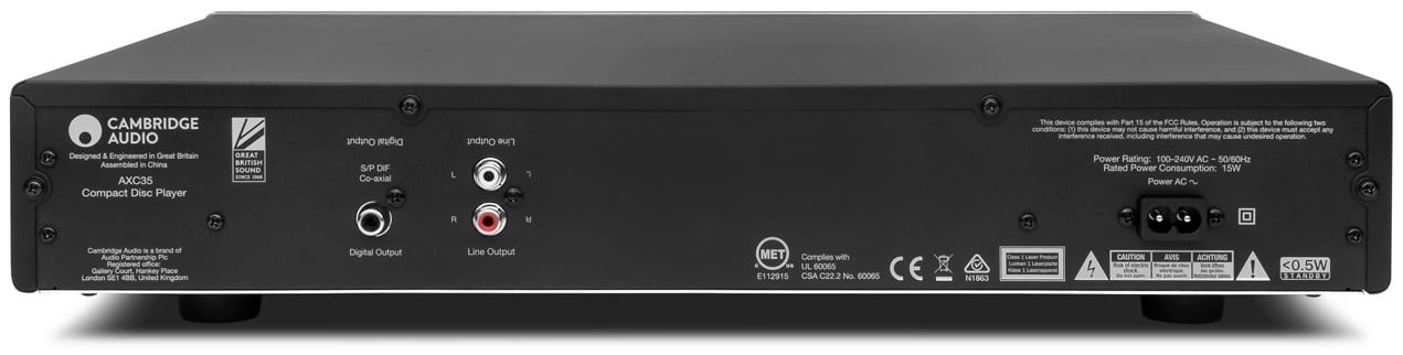 Cambridge Audio AXC35 CD-speler kopen? Hi-Fi cd-speler met Wolfson DAC