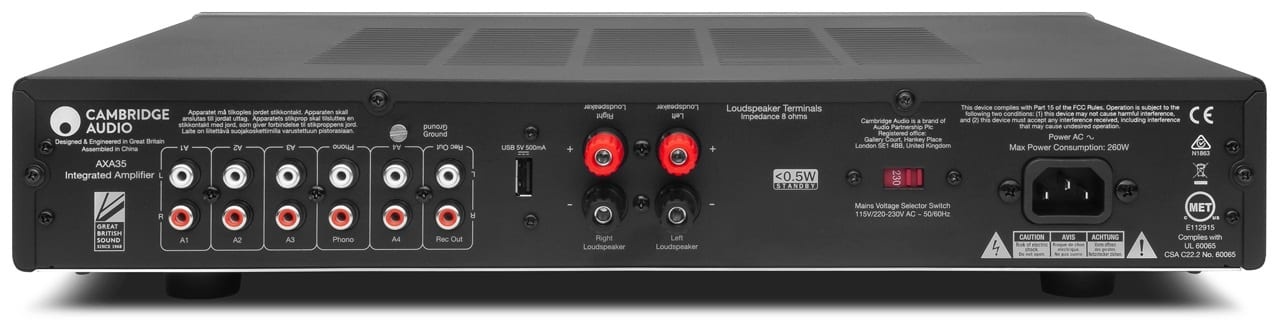 Cambridge Audio AXA35 versterker kopen | RTV Stegeman