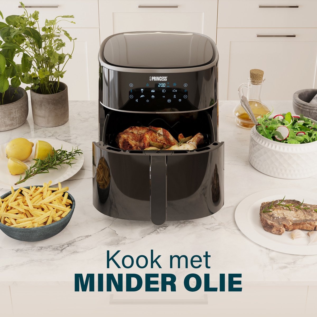 Princess 182254 Digitale Airfryer XXL - Airfryer