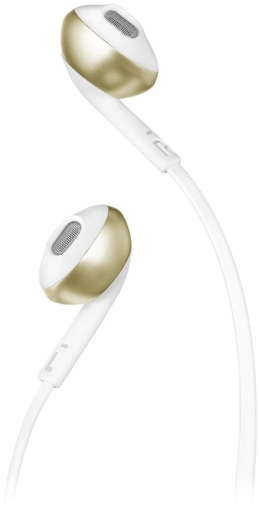 JBL T205 BT (Wit/Goud)  - Draadloze oordopjes