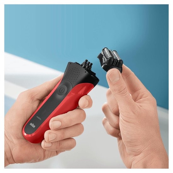 Braun Series 3 300s Rood - Scheerapparaat