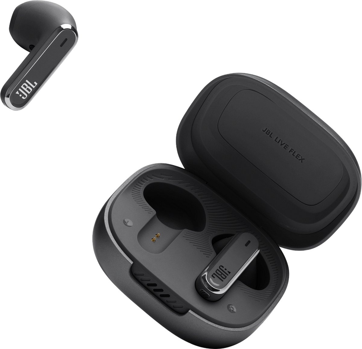 JBL Live Flex Zwart - Draadloze oordopjes