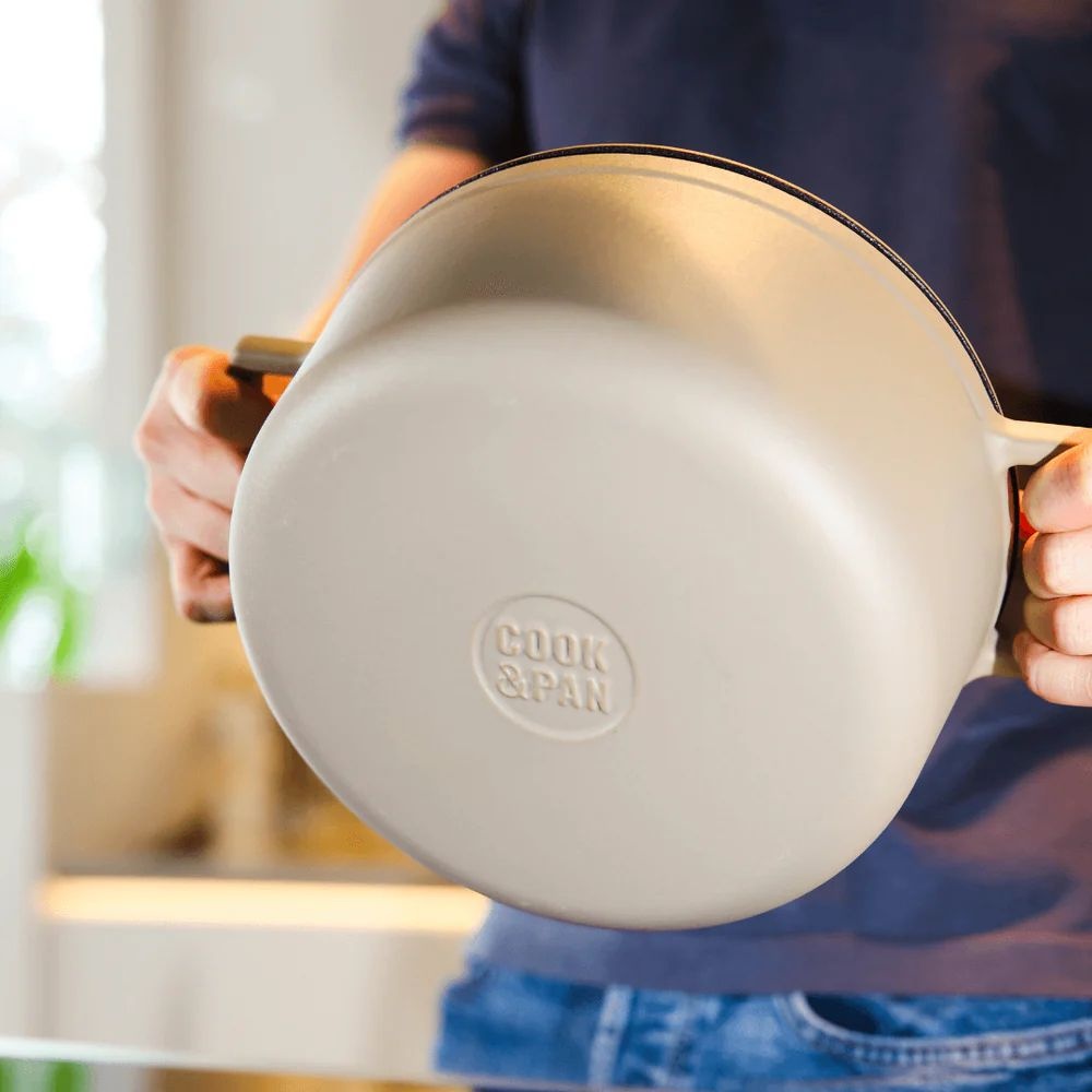 Cook & Pan Taupe of Mind Gietijzeren braadpan 24 cm