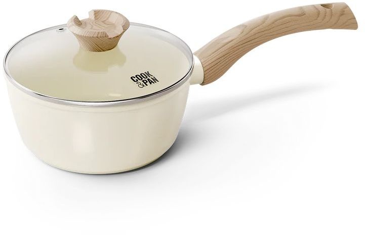Cook & Pan Go Ivory Steelpan met deksel 18 cm