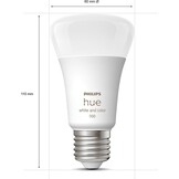 Philips Hue 1x E27 9W A60 Color Ambiance Single Pack - Slimme lamp