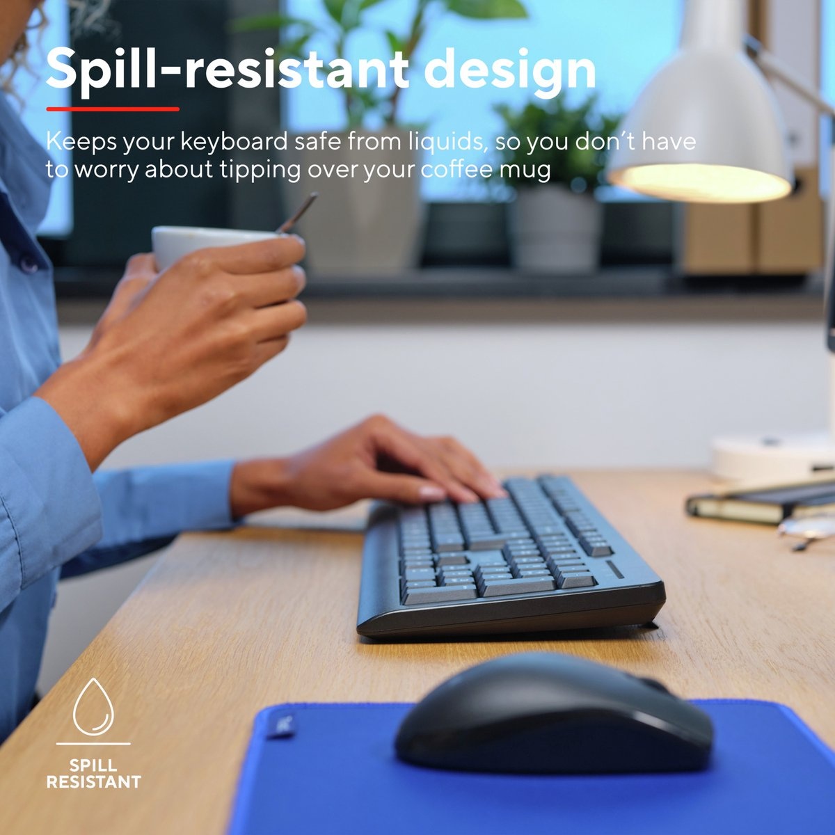 Trust Primo Deskset - Toetsenbord + muis set