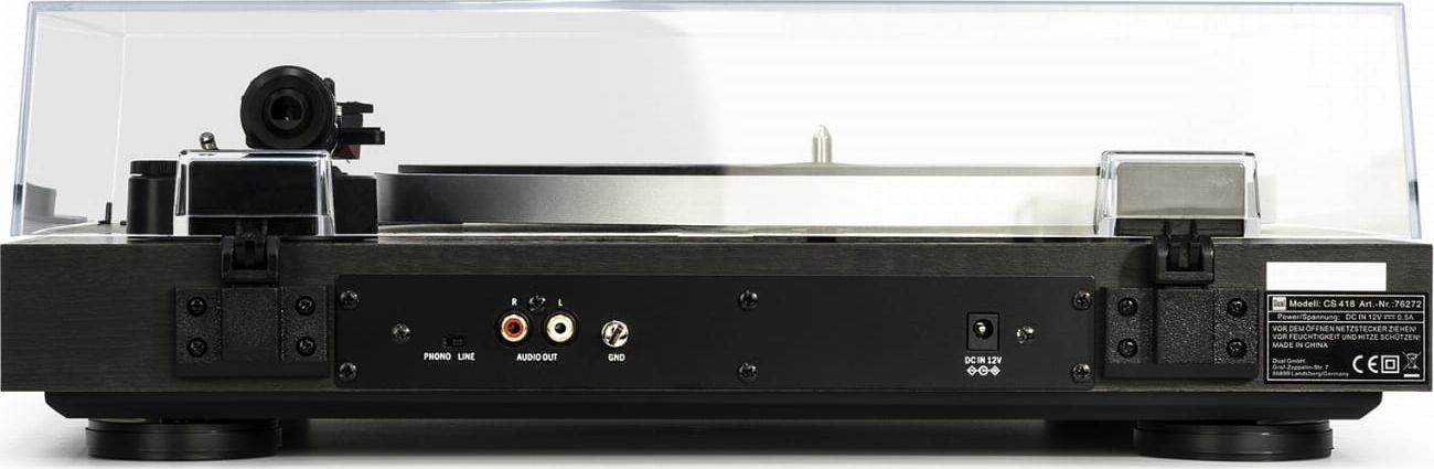 Dual CS 418 Zwart - Platenspeler