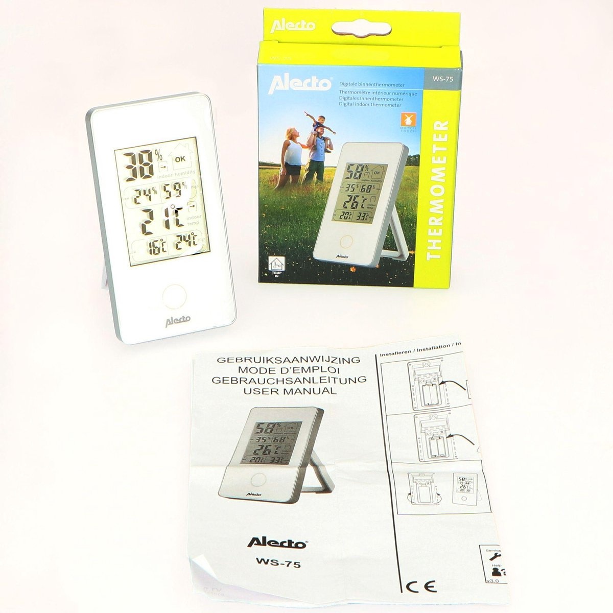 Alecto WS-75 - Binnenthermometer