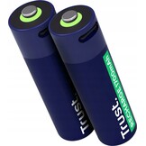 Trust USB-C oplaadbare AA-batterijen