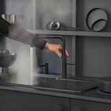 Quooker Fusion Square Zwart met PRO3 reservoir - Kokendwaterkraan