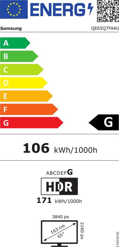 Samsung QLED 4K 65Q7F (2025) - QLED TV