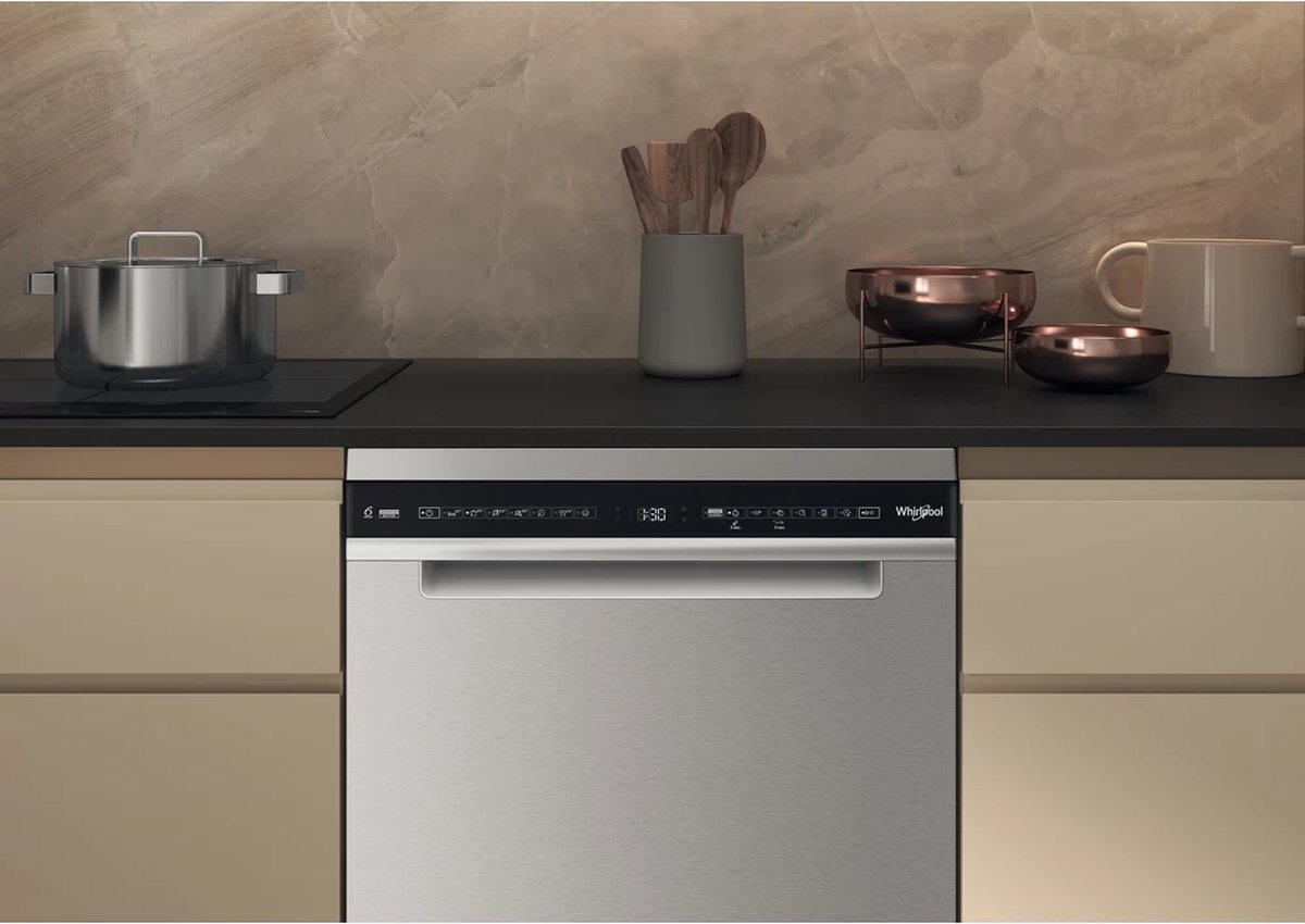 Whirlpool W7F HS41 X - Vrijstaande vaatwasser