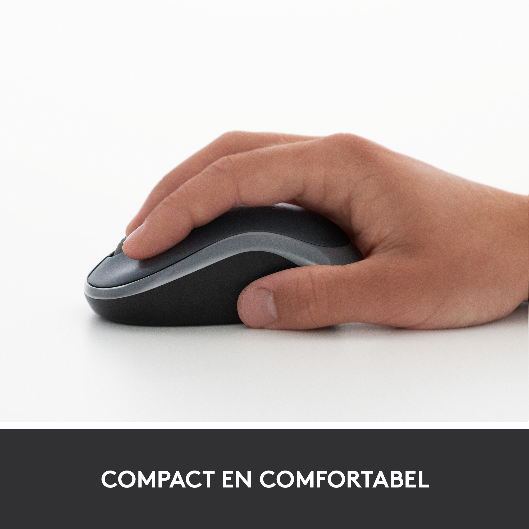 Logitech M185 Grijs - Muis
