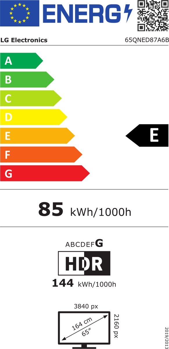 LG 65QNED87A6B (2025) - QNED TV