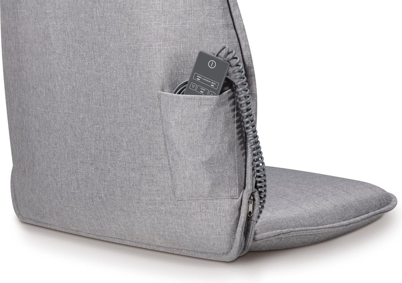 Beurer MG 330 Shiatsu zitkussen Grijs - Massageapparaat