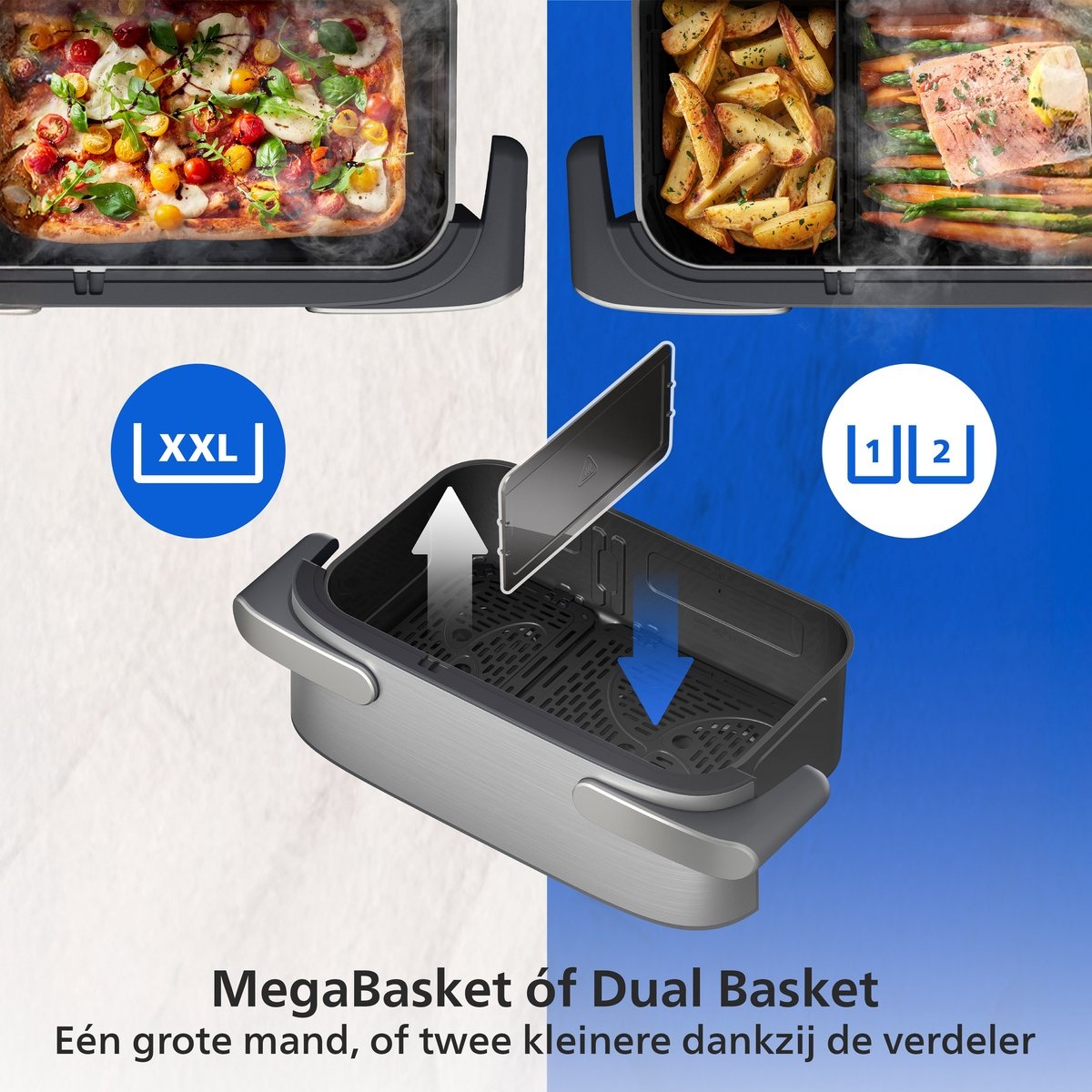 Philips Series 5000 Dual Basket NA565/02 - Airfryer