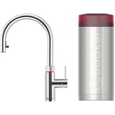 Quooker Flex Round Chroom met COMBI+ reservoir - Kokendwaterkraan