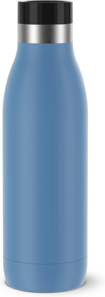 Tefal Bludrop Basic 0,5L RVS/Blauw - Drinkfles